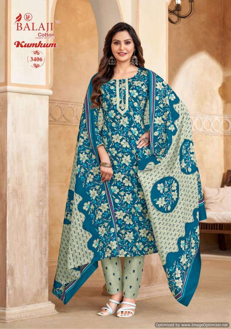 Balaji Kumkum Vol-34 – Dress Material - Wholesale Catalog