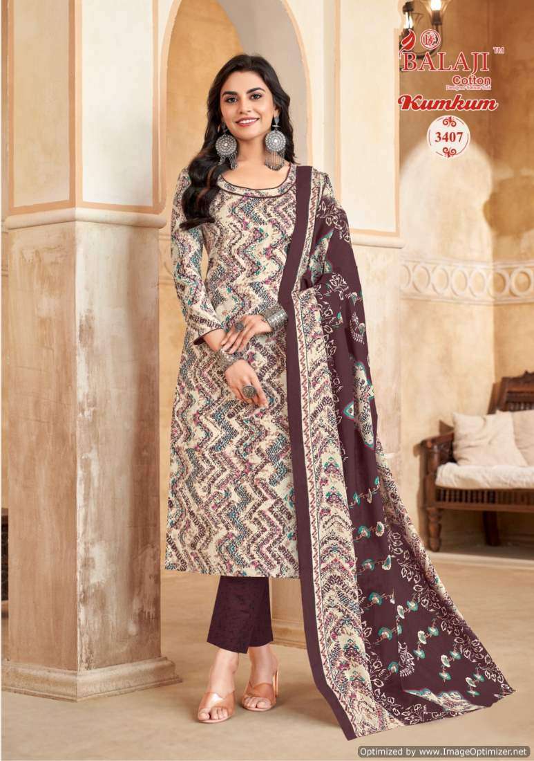 Balaji Kumkum Vol-34 – Dress Material - Wholesale Catalog