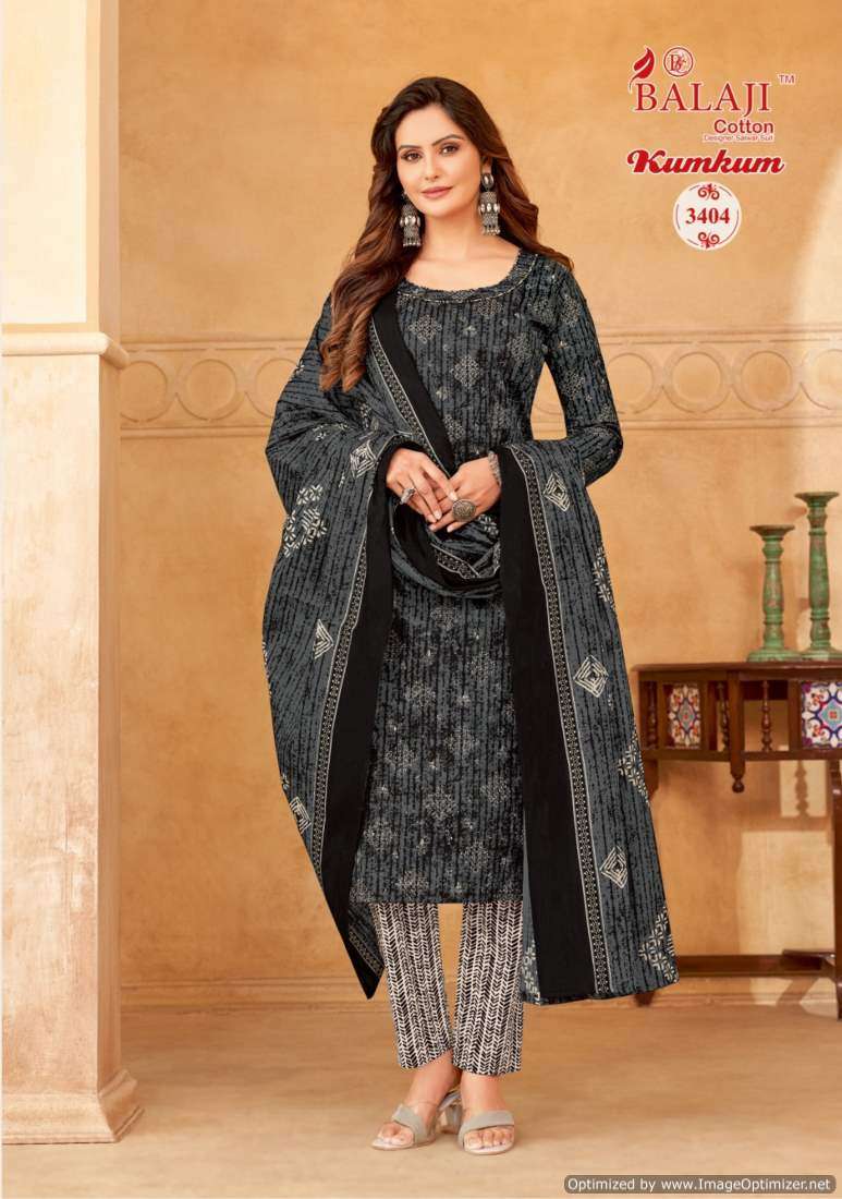 Balaji Kumkum Vol-34 – Dress Material - Wholesale Catalog