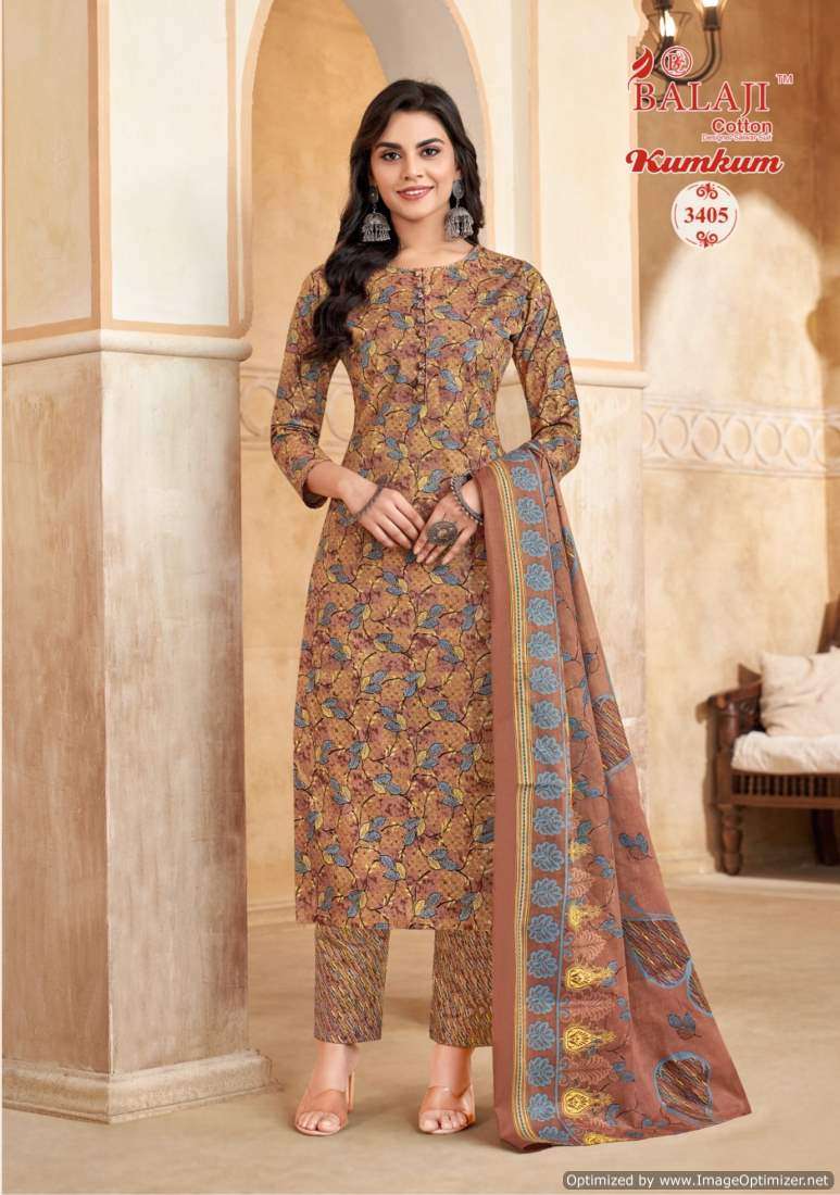 Balaji Kumkum Vol-34 – Dress Material - Wholesale Catalog