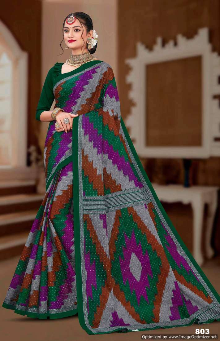 Balaji Mama Masleen Vol-6 – Cotton Sarees - Wholesale Catalog