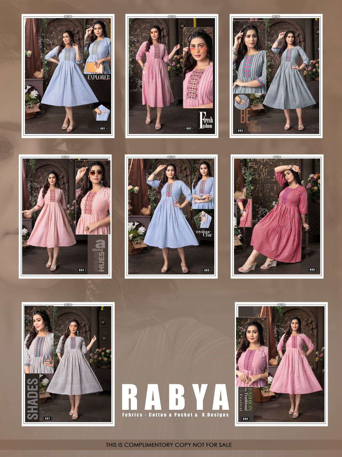 BEAUTY QUEEN RABYA Kurti Wholesale catalog