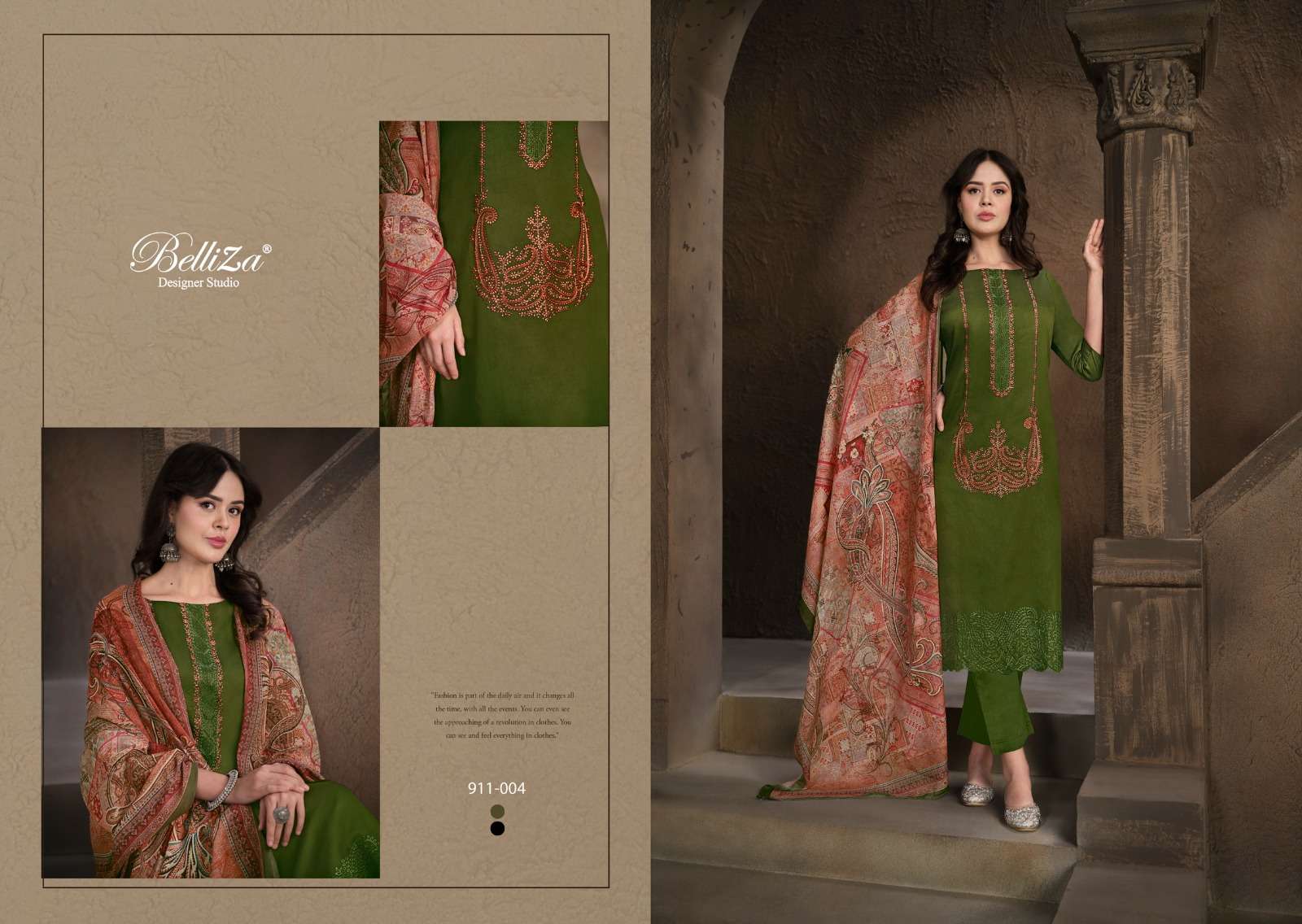 Belliza Jashn E Ishq Vol 7 Cotton Embroidered Dress Material Wholesale catalog