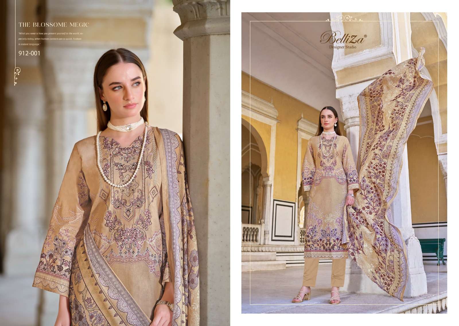 Belliza Naira Vol 49 Cotton Digital Printed Dress Material Wholesale catalog