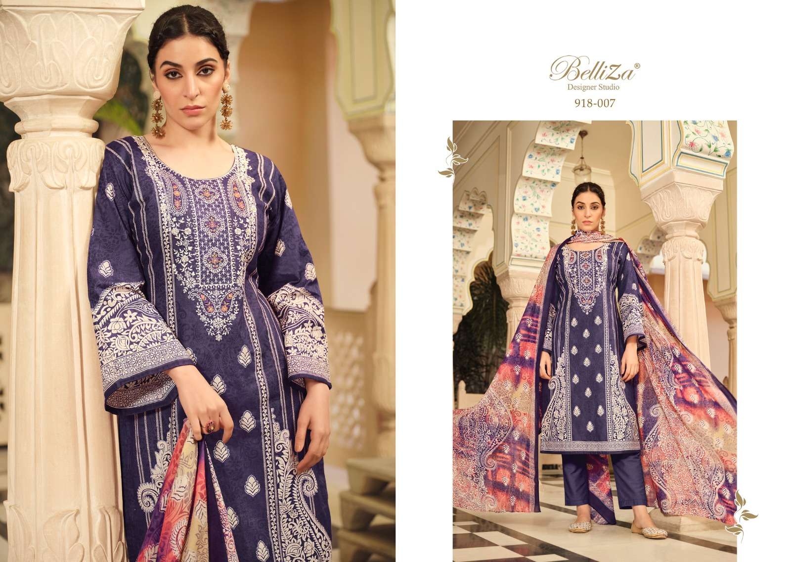 Belliza Naira Vol 51 Cotton Digital Printed Dress Material Wholesale catalog