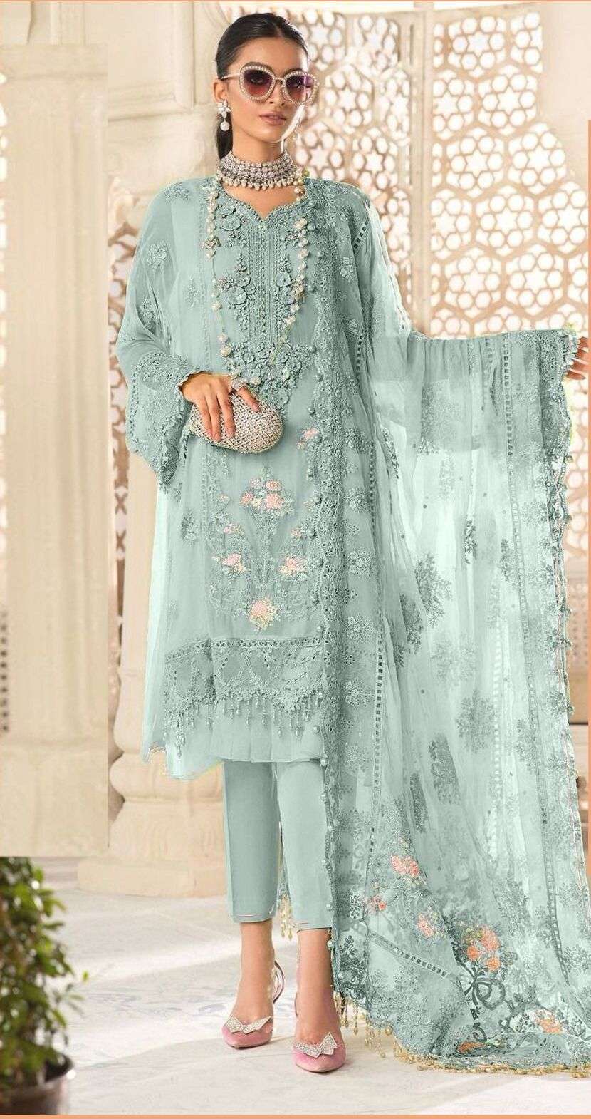 Bilqis B 25 E To H Georgette Salwar Suit Wholesale catalog