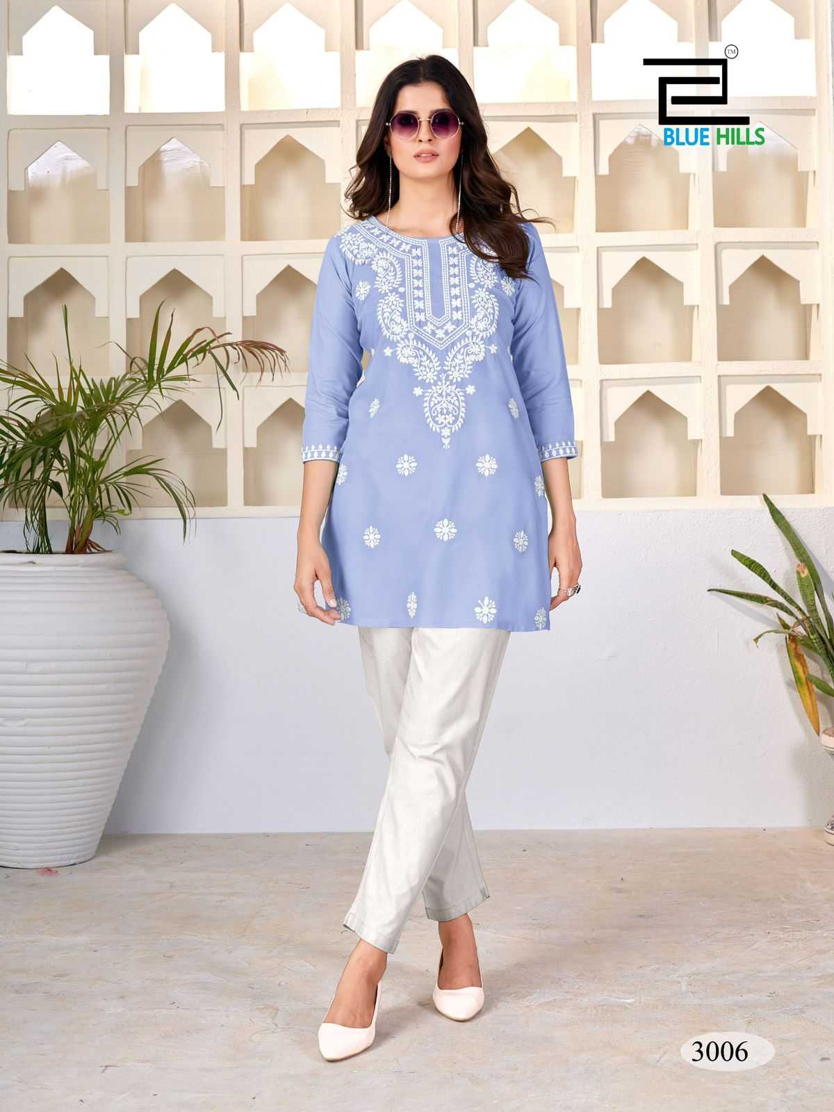 Blue Hills Amelia VOL -3 Kurti Wholesale catalog