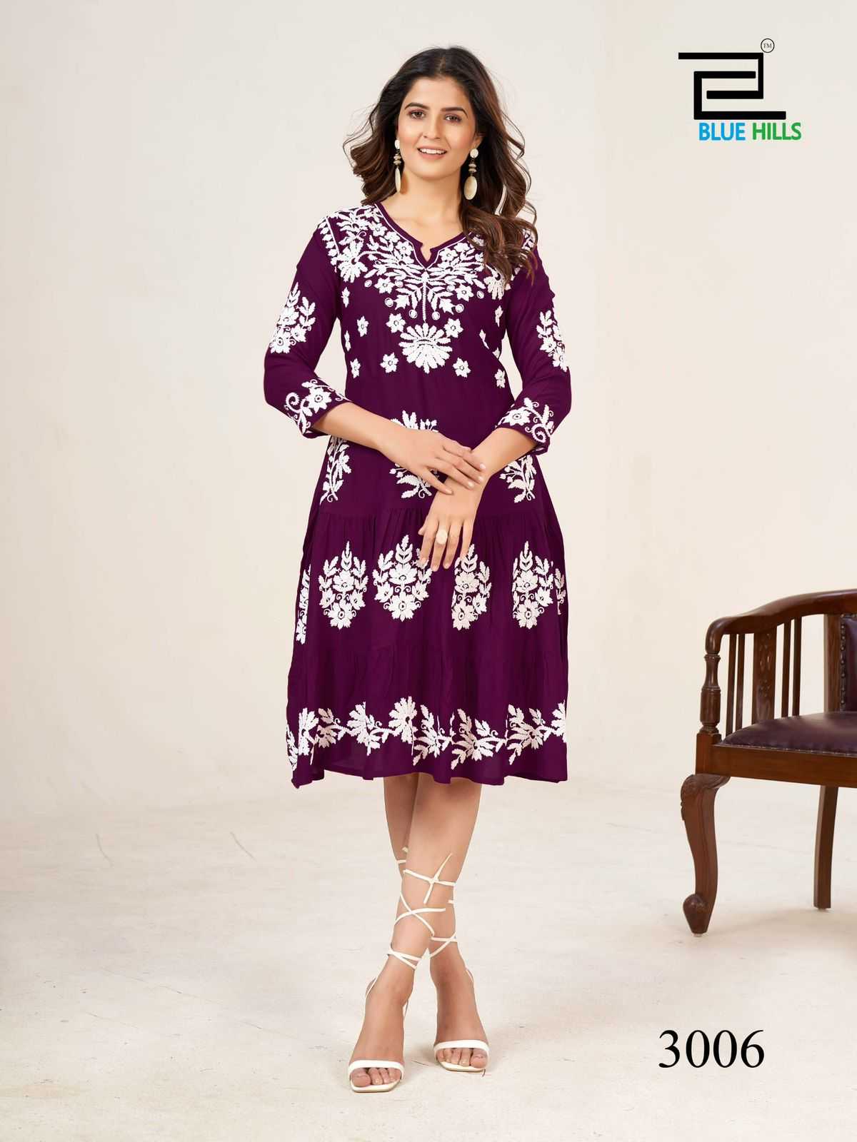 Blue hills Kiara vol 3 Kurti Wholesale catalog