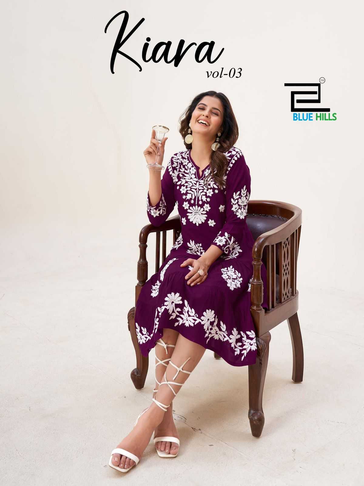 Blue hills Kiara vol 3 Kurti Wholesale catalog