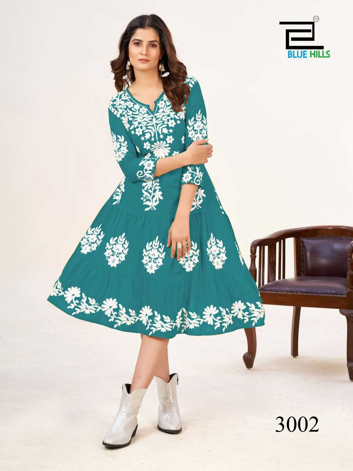 Blue hills Kiara vol 3 Kurti Wholesale catalog