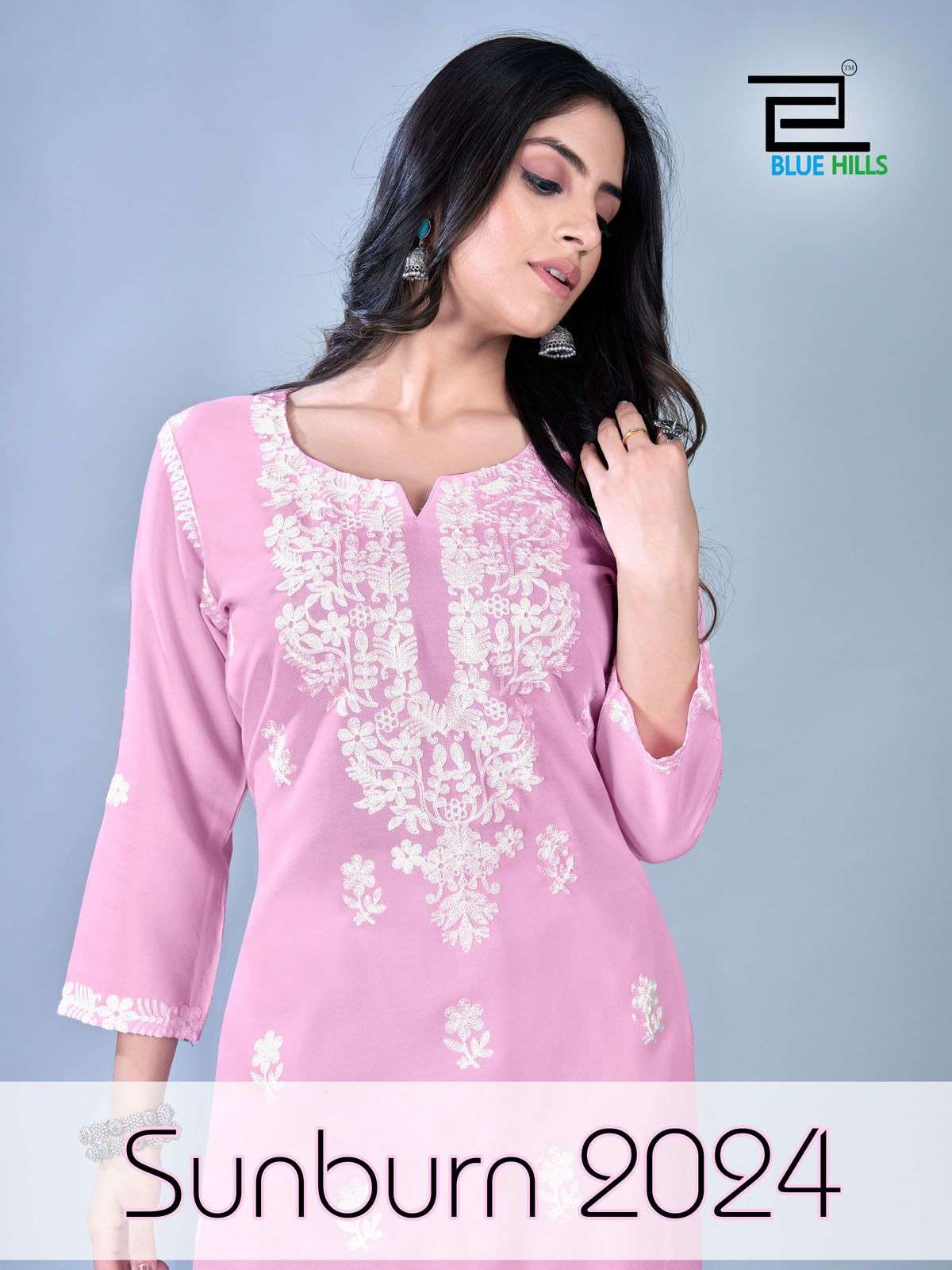 Blue Hills Sunburn 2024 Kurti Wholesale catalog