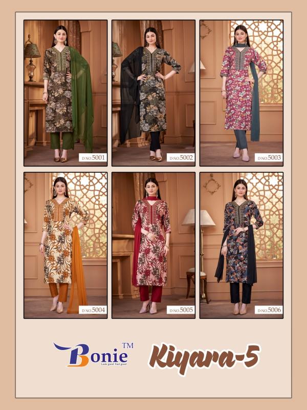 BONIE KIARA - 5 Kurti Wholesale catalog