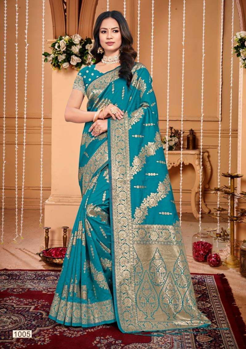 BUNAWAT Plazzo Silk Vol-01 Saree Wholesale catalog