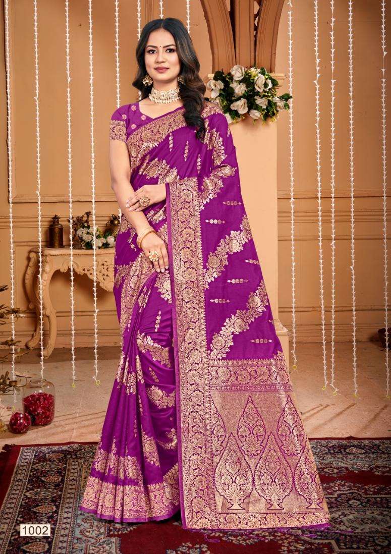 BUNAWAT Plazzo Silk Vol-01 Saree Wholesale catalog