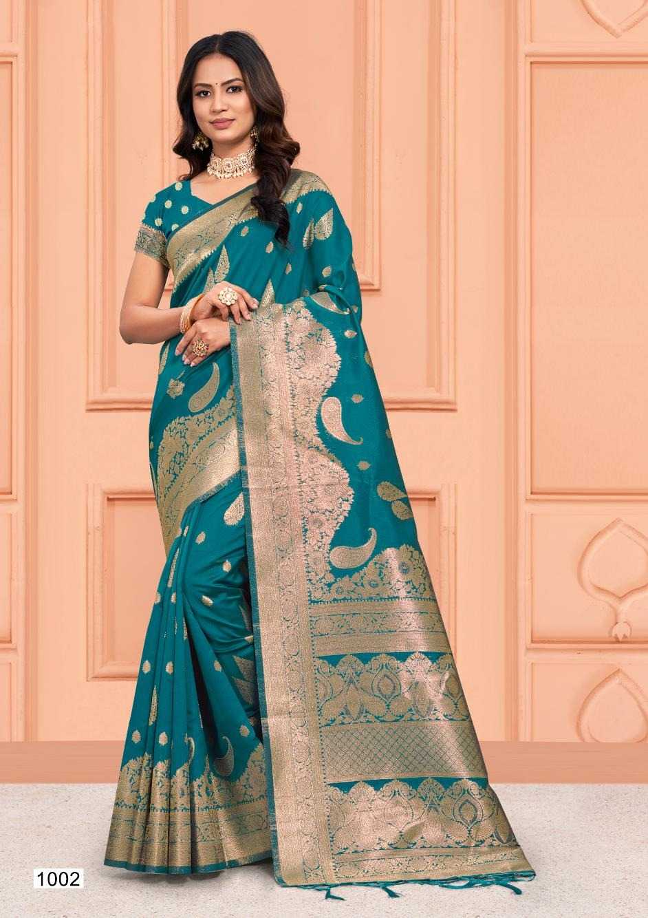 BUNAWAT Plazzo Silk Vol-05 Saree Wholesale catalog