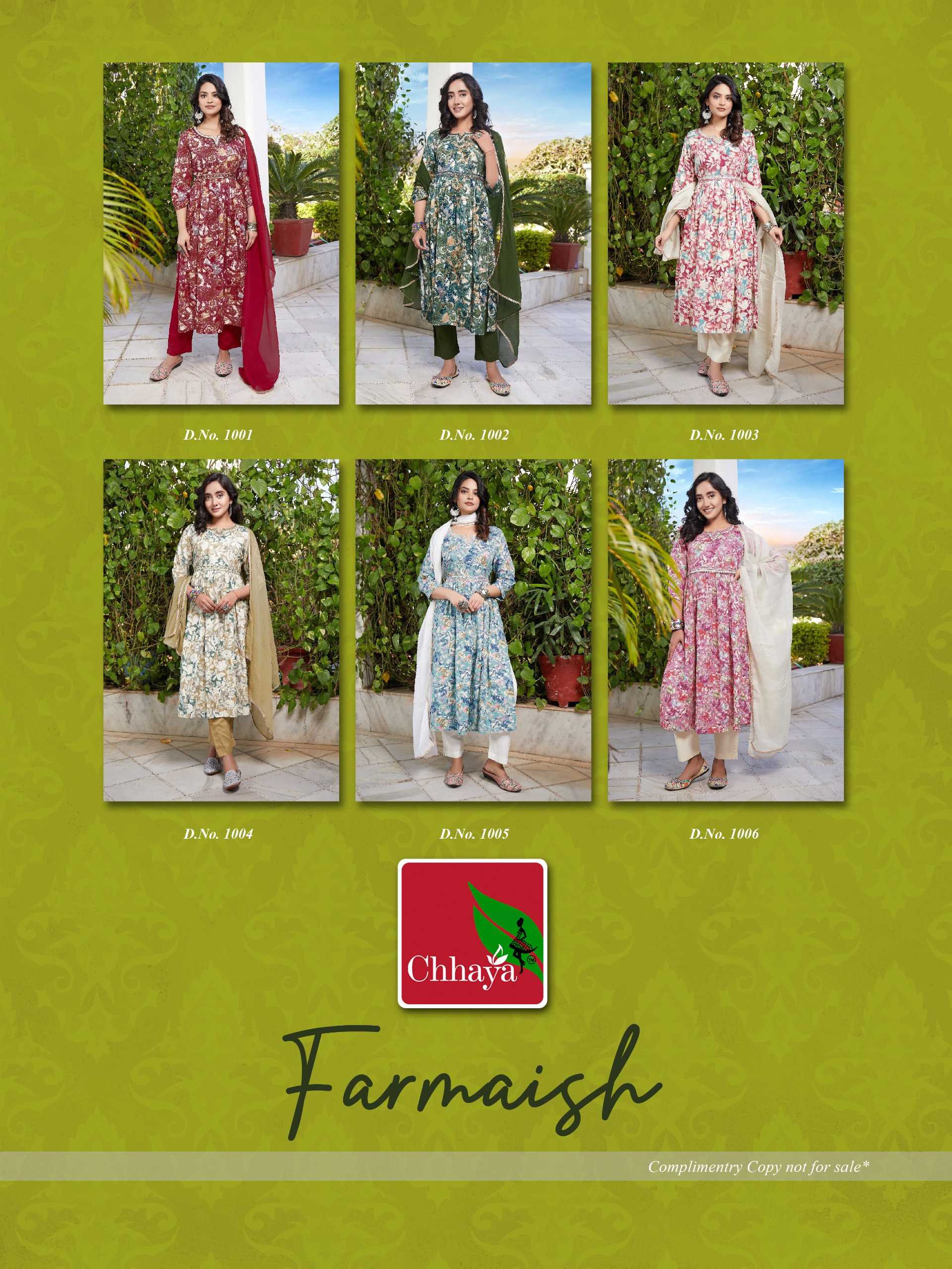 CHHAYA FARMAISH Kurti Wholesale catalog