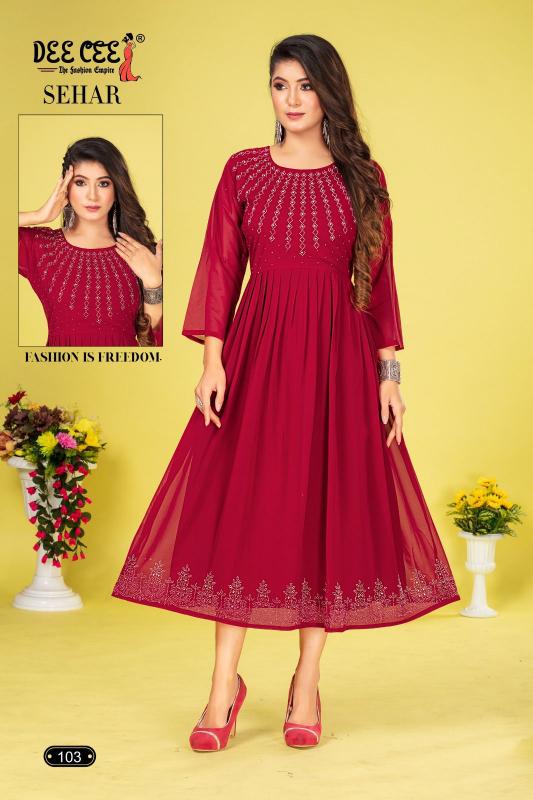 DEECEE SEHAR Kurti Wholesale catalog
