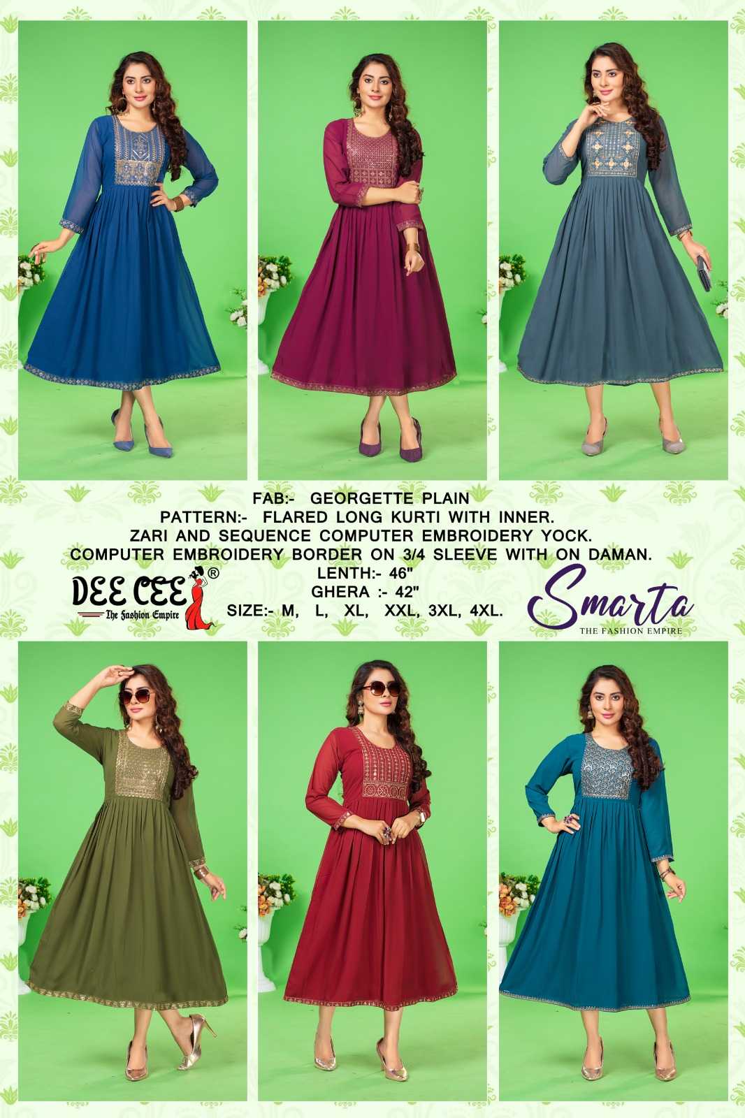 DEECEE SMARTA Kurti Wholesale catalog