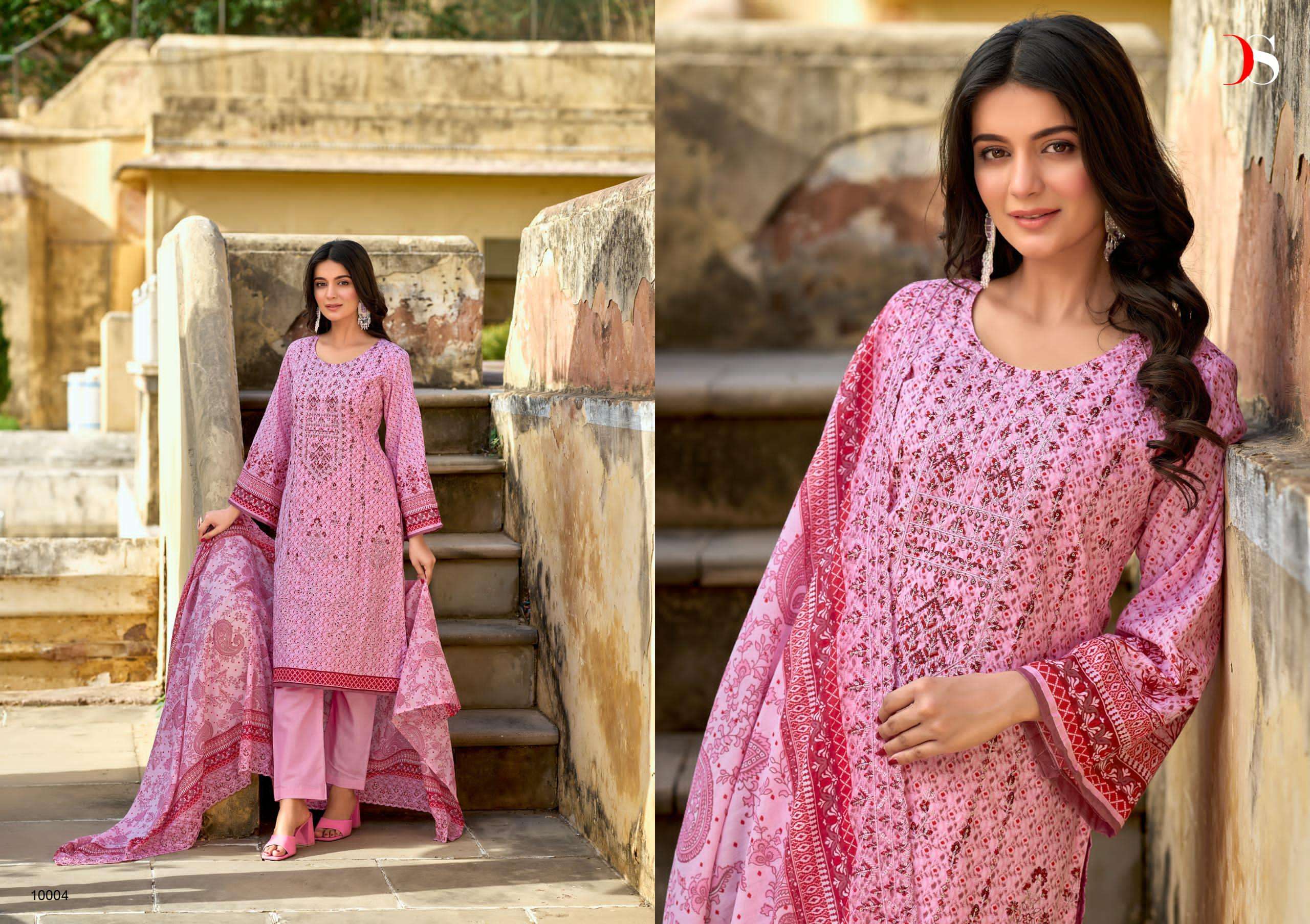 Deepsy Bin Saeed 10 Lawn Collection Salwar Kameez Wholesale catalog