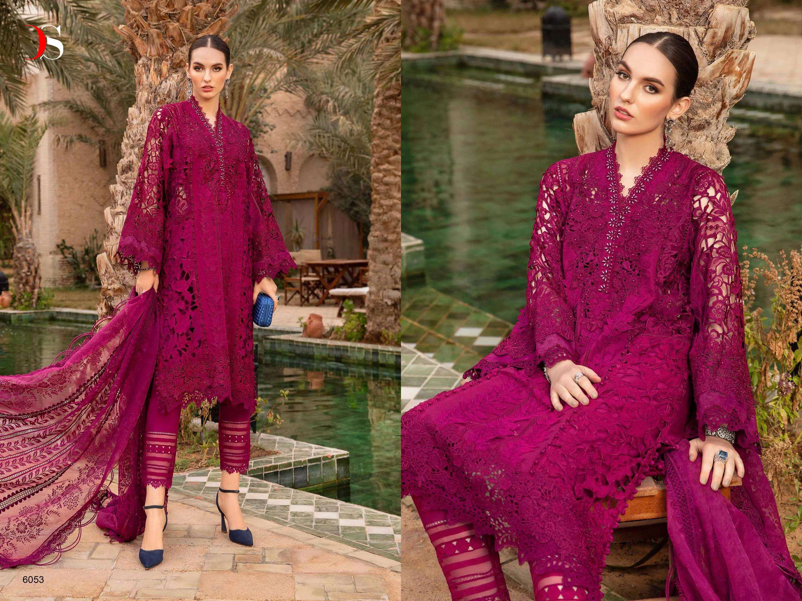 Deepsy Maria B Voyage Lawn 24 Cotton Dupatta Pakistani Suit Wholesale catalog