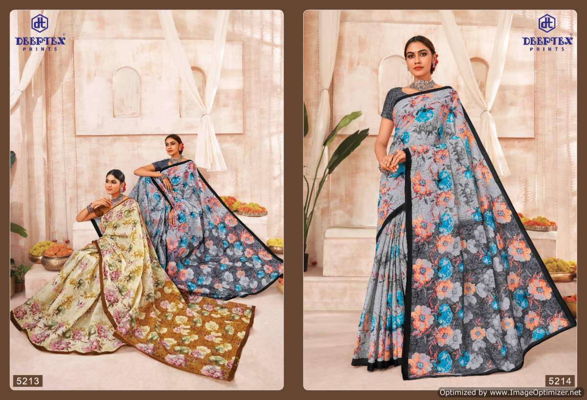 Deeptex Mother India Vol-52 – Cotton Sarees - Wholesale Catalog