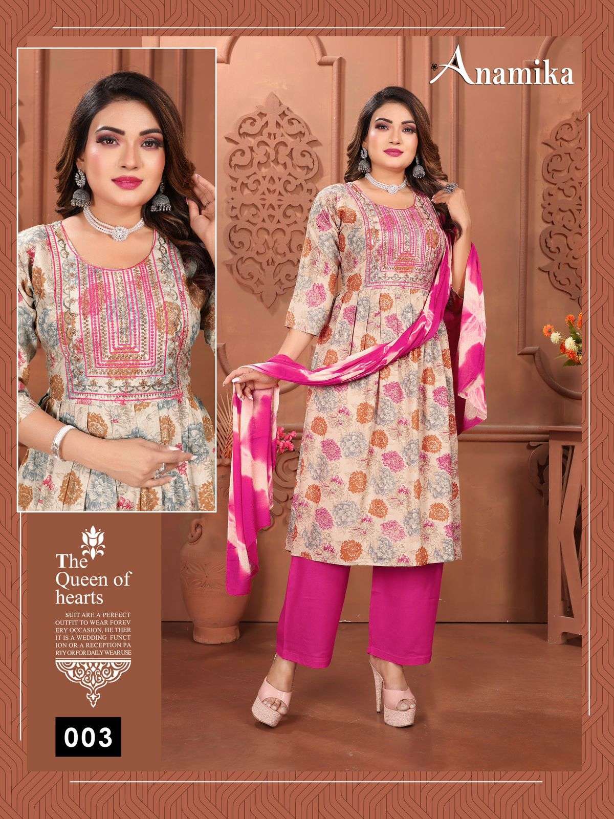FASHION TALK ANAMIKA vol - 3 Kurti Wholesale catalog