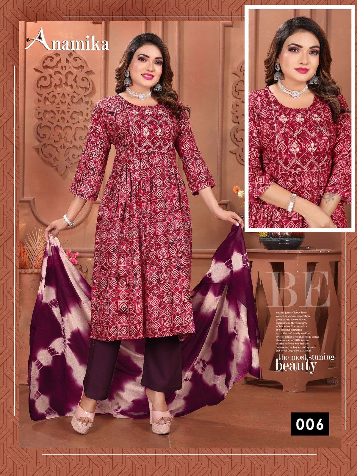 FASHION TALK ANAMIKA vol - 3 Kurti Wholesale catalog