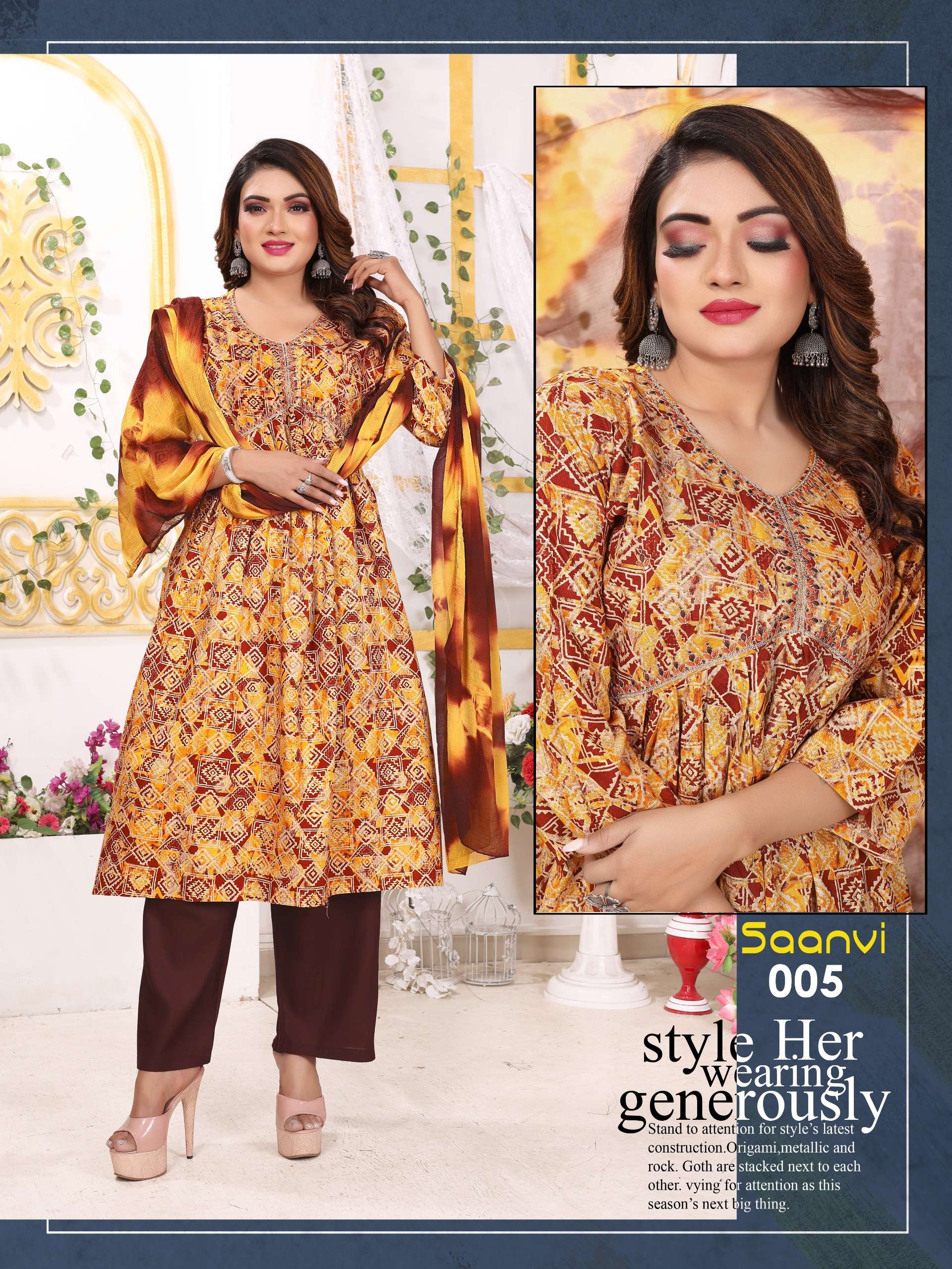 FASHION TALK SAANVI vol -1 Kurti Wholesale catalog