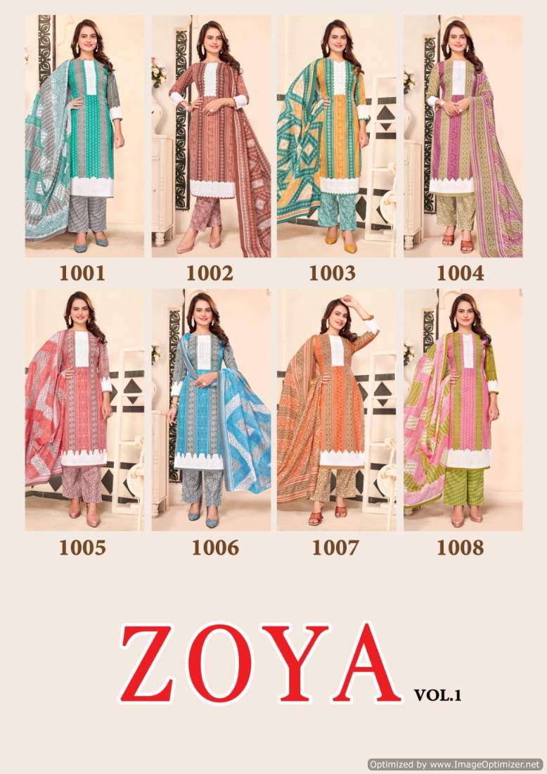 Ganeshji Zoya Vol-1 – Dress Material - Wholesale Catalog