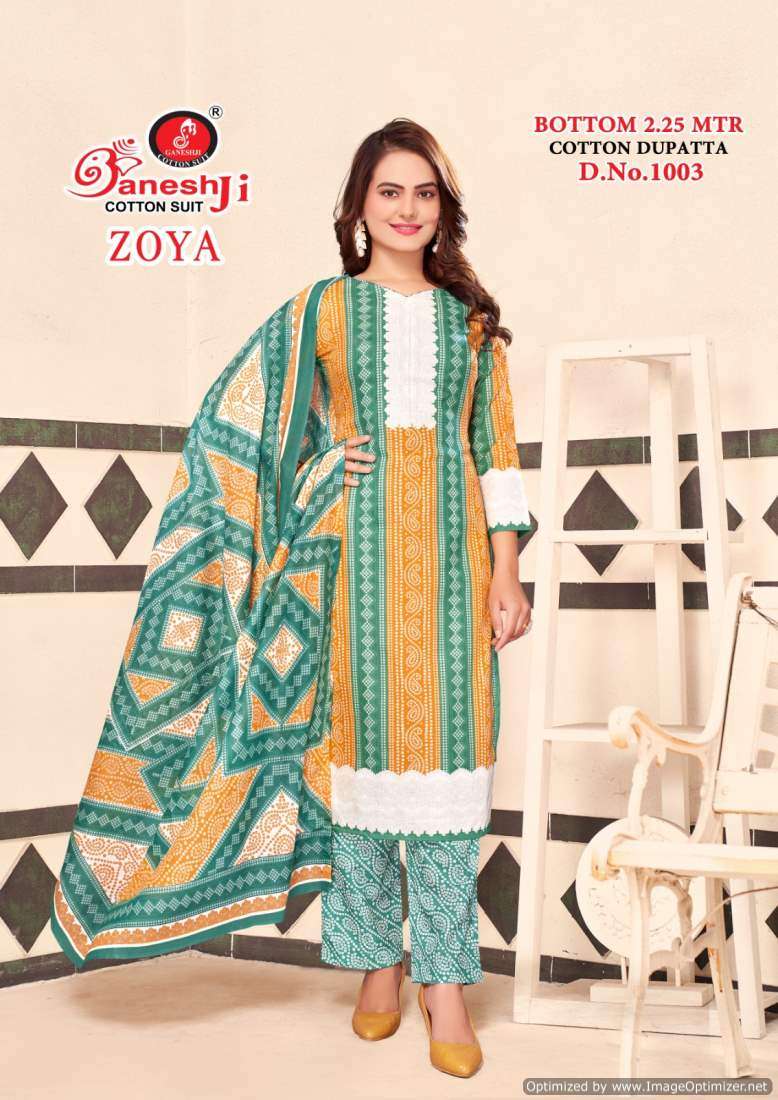 Ganeshji Zoya Vol-1 – Dress Material - Wholesale Catalog