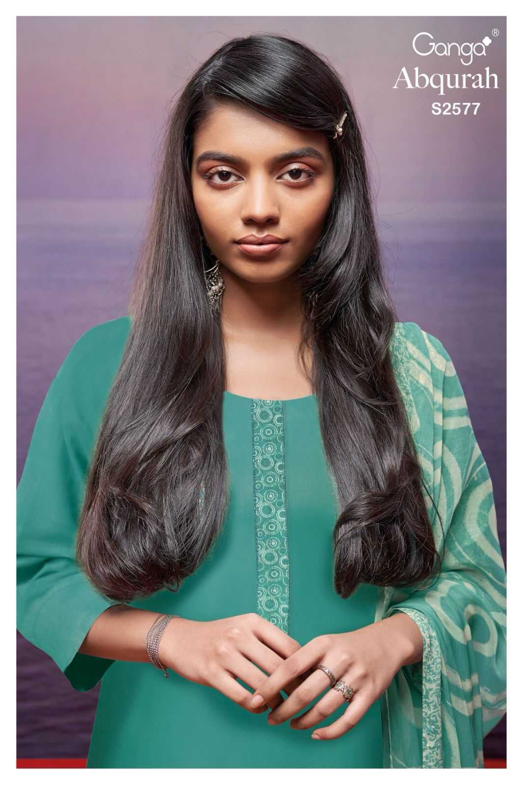 Ganga ABQURAH 2577 Dress Materials Wholesale catalog