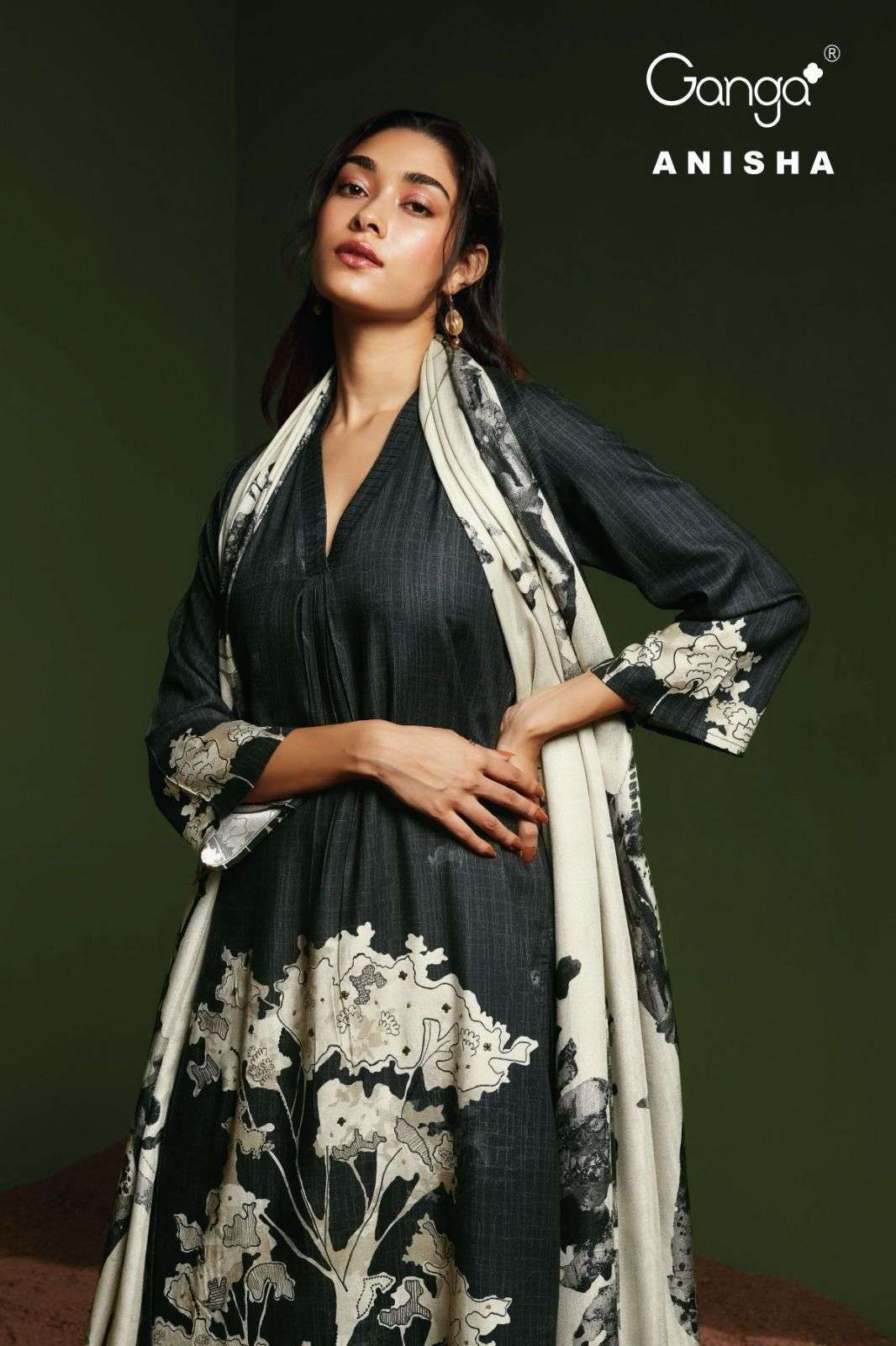 Ganga ANISHA Dress Materials Wholesale catalog