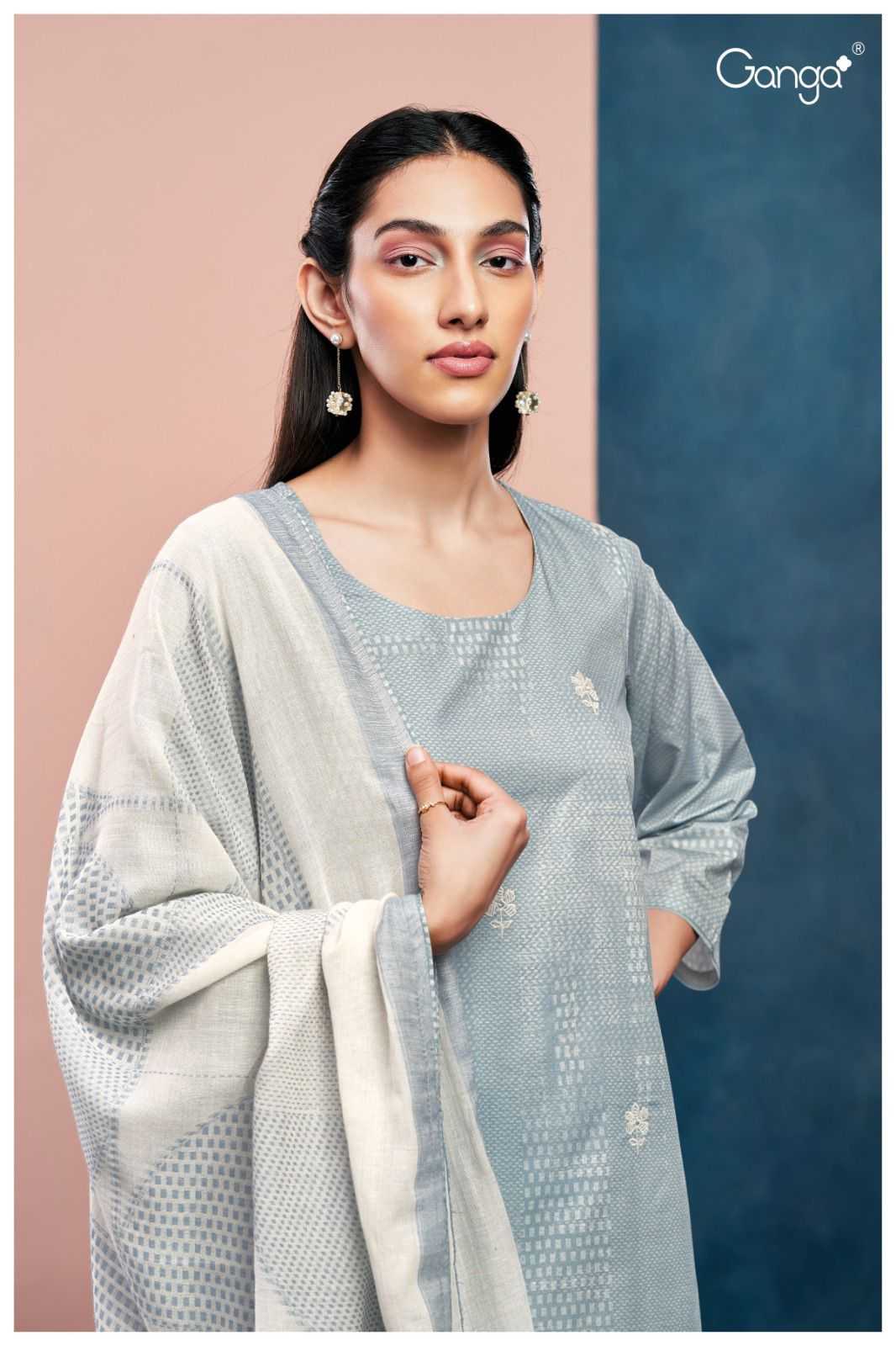 Ganga DALLYN 2524 Dress Materials Wholesale catalog