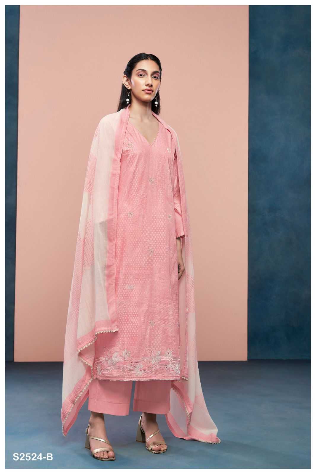 Ganga DALLYN 2524 Dress Materials Wholesale catalog