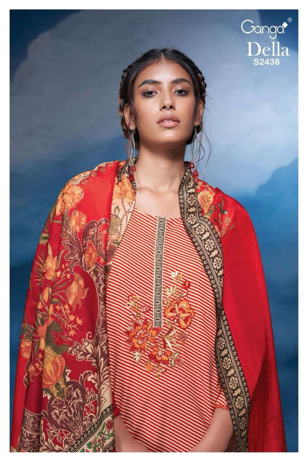 Ganga DELLA 2438 Salwar kameez Wholesale catalog