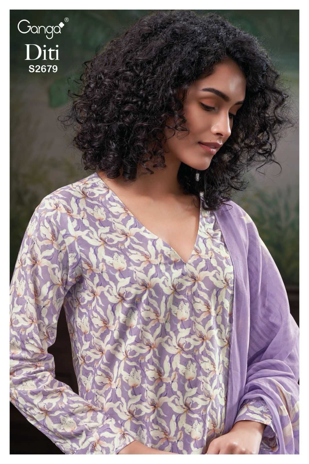 Ganga DITI 2679 Dress Materials Wholesale catalog