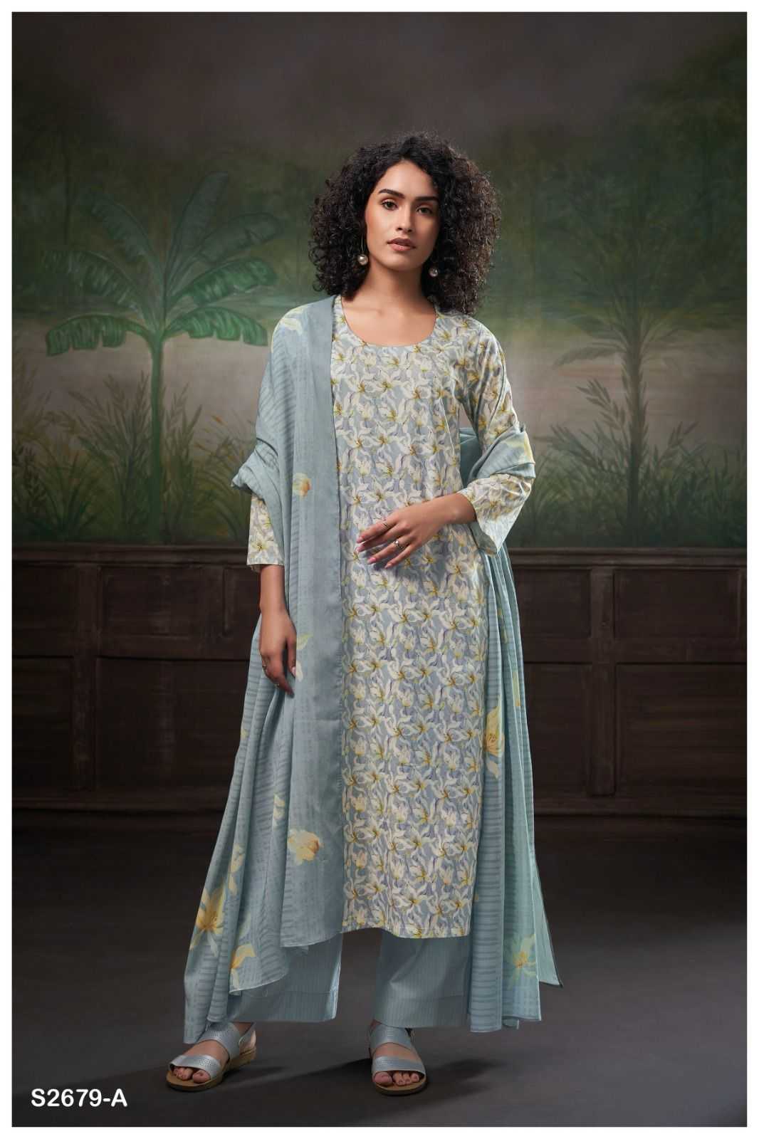 Ganga DITI 2679 Dress Materials Wholesale catalog