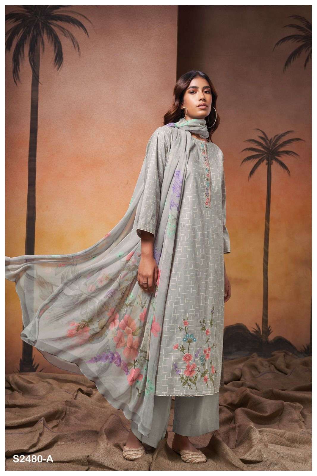Ganga TAYTUM 2480 Dress Materials Wholesale catalog