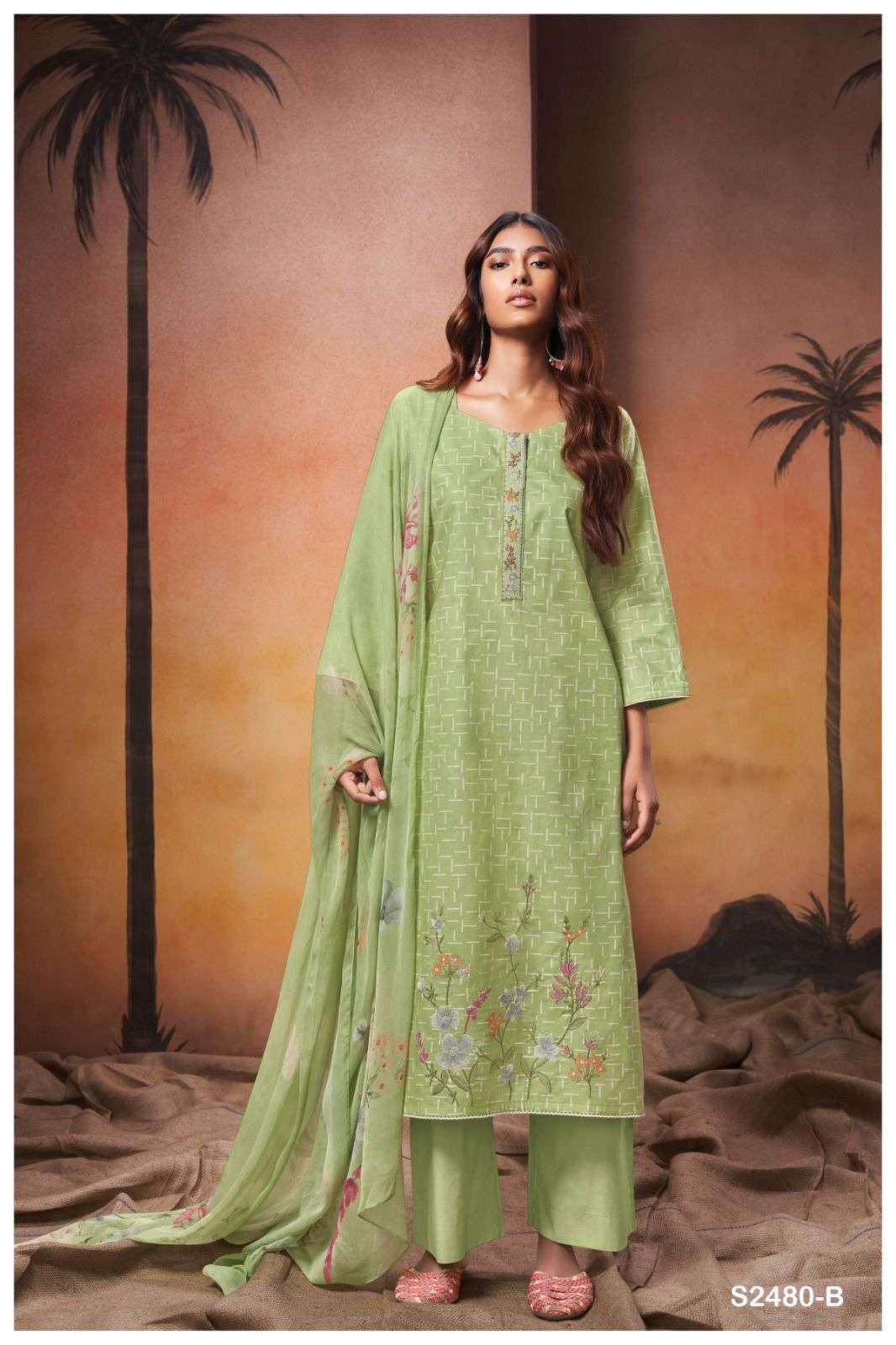 Ganga TAYTUM 2480 Dress Materials Wholesale catalog