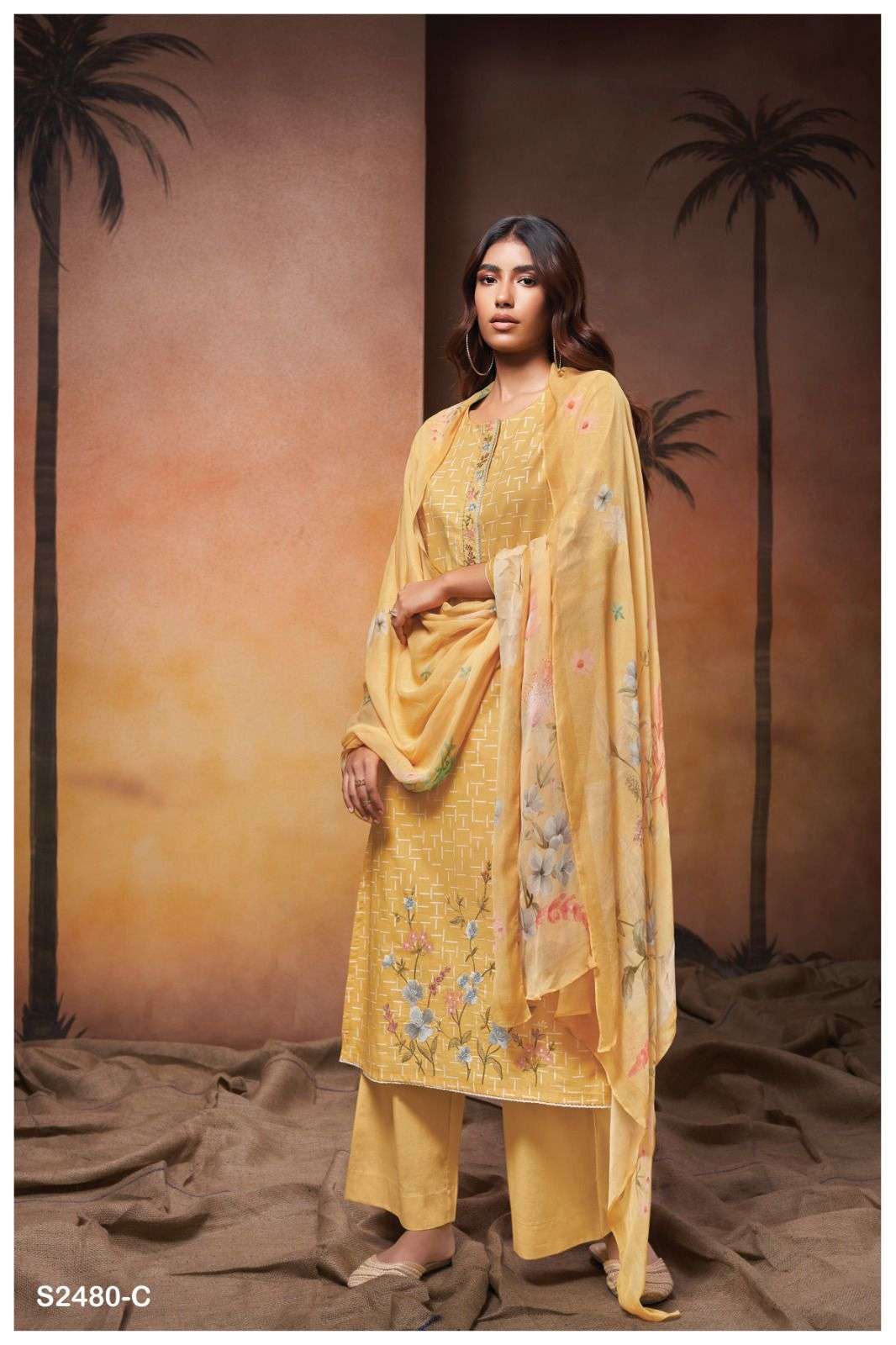 Ganga TAYTUM 2480 Dress Materials Wholesale catalog