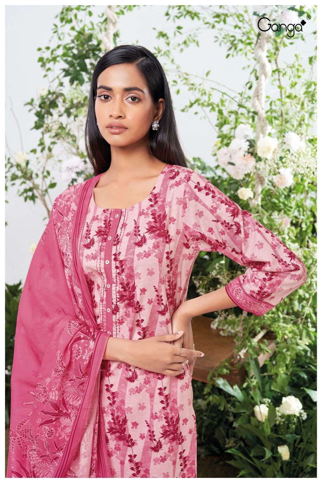 Ganga ELKIN 2284 Dress Materials Wholesale catalog