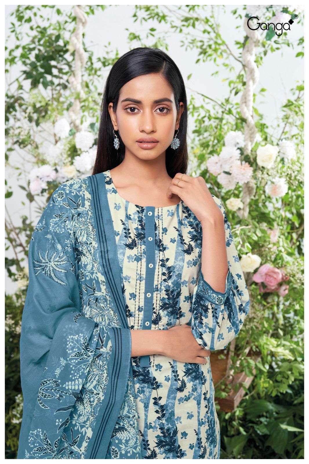 Ganga ELKIN 2284 Dress Materials Wholesale catalog