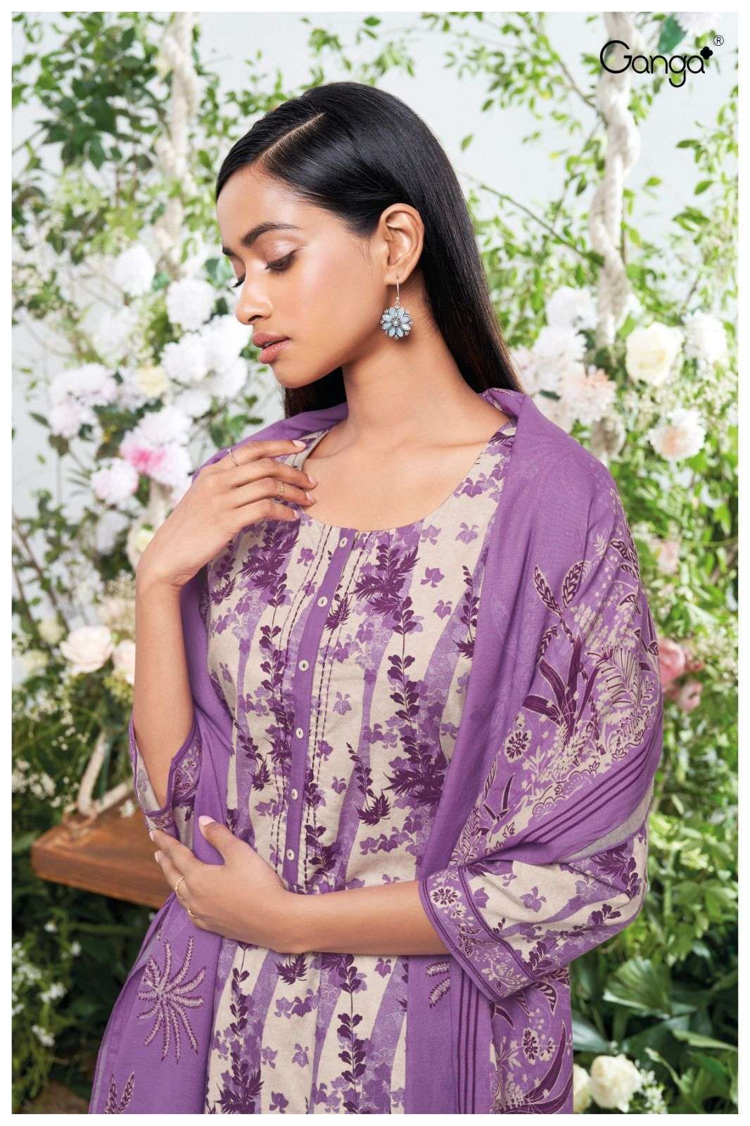 Ganga ELKIN 2284 Dress Materials Wholesale catalog