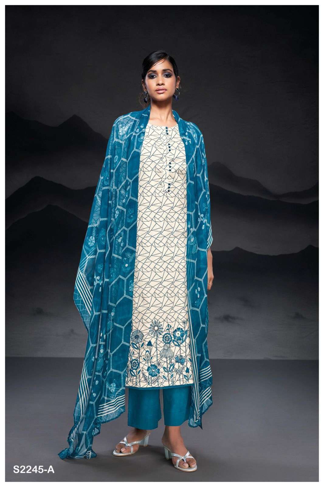 Ganga EMILIJAH 2245 Salwar kameez Wholesale catalog