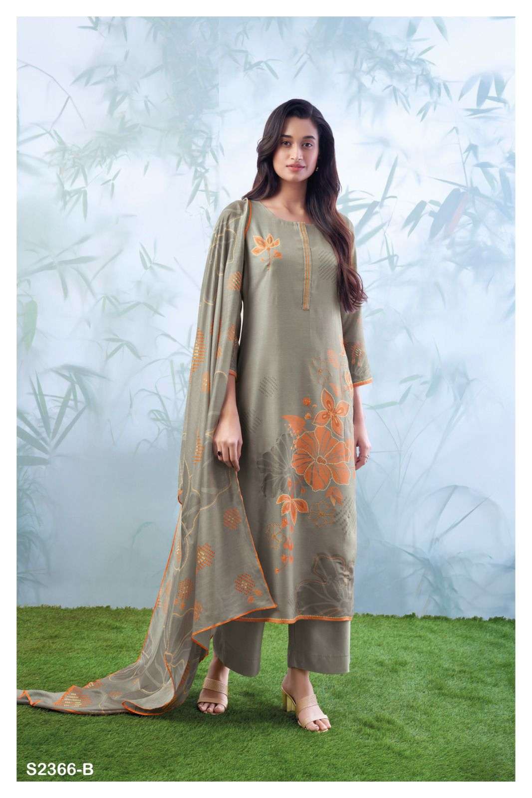 Ganga FRANKIE 2366 Dress Materials Wholesale catalog