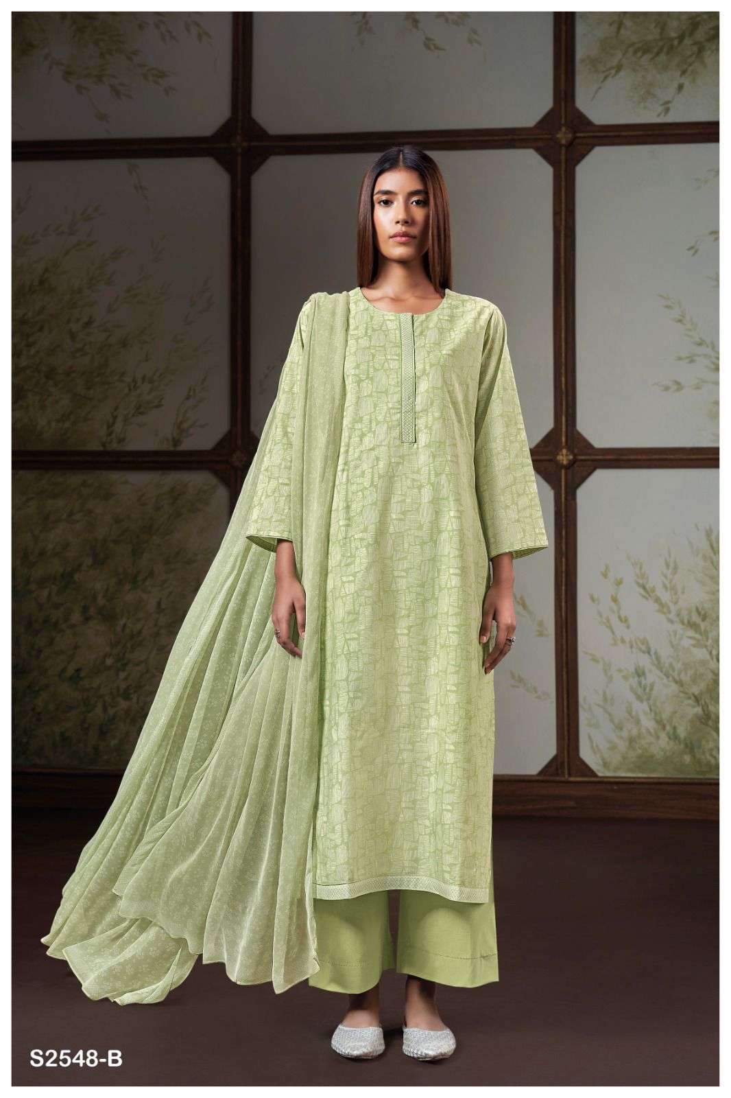 Ganga HIBAH 2548 Dress Materials Wholesale catalog