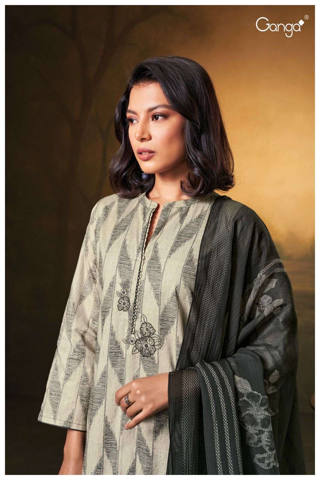 GANGA HUMSIHA 2447 Dress Materials Wholesale catalog