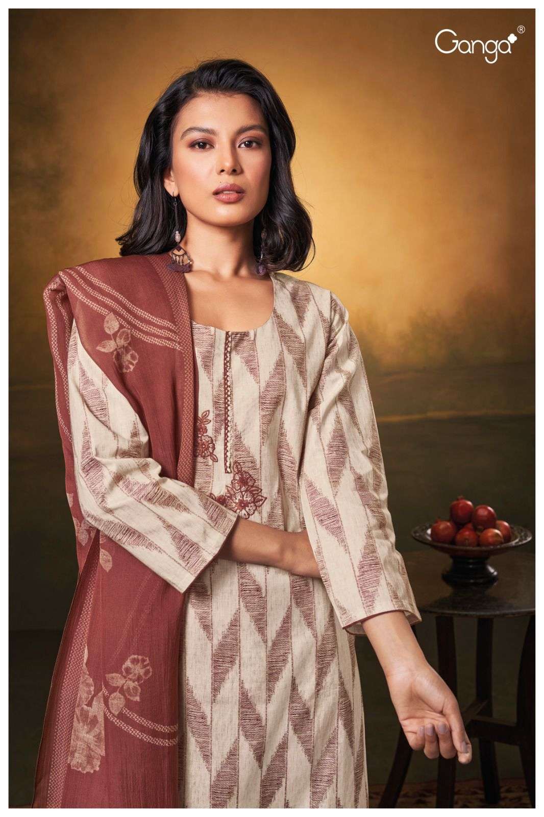 GANGA HUMSIHA 2447 Dress Materials Wholesale catalog