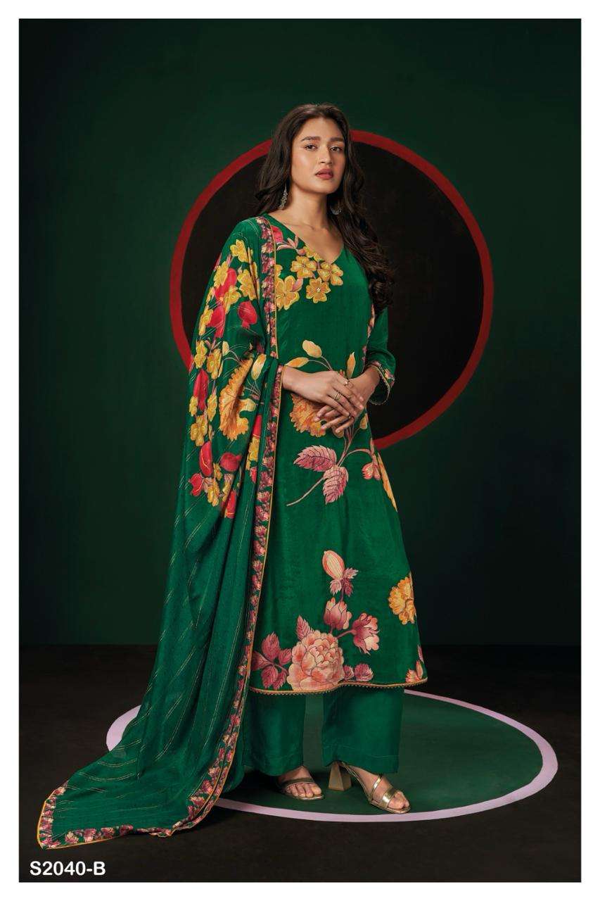 Ganga LEIDA 2040 Dress Materials Wholesale catalog