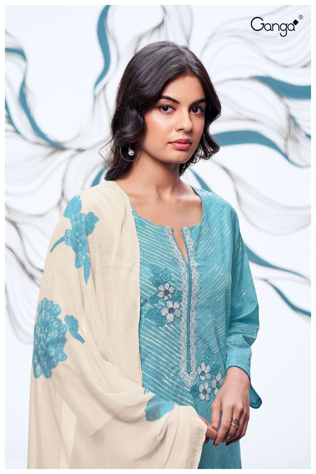 Ganga MALEAH 2383 Dress Materials Wholesale catalog